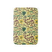 フローラの継ぎ目のないパタ葉ーンの花、枝 バスマット (正面縦)