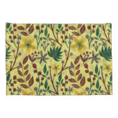 フローラの継ぎ目のないパタ葉ーンの花、枝 枕カバー (裏面-右)