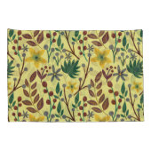 フローラの継ぎ目のないパタ葉ーンの花、枝 枕カバー (裏面-右)