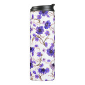 フローラの継ぎ目のないマリゴールドの花模様 タンブラー (回転左)