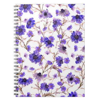 フローラの継ぎ目のないマリゴールドの花模様 ノートブック