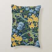 フローラの継ぎ目のない大きな花とユリと アクセントクッション (裏面(縦))