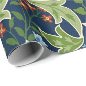 フローラの継ぎ目のない大きな花とユリと ラッピングペーパー (ロールコーナー)