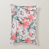 フローラの継ぎ目のない模様、マルガリータ、ヒヤシンスの模様。 アクセントクッション (裏面(縦))