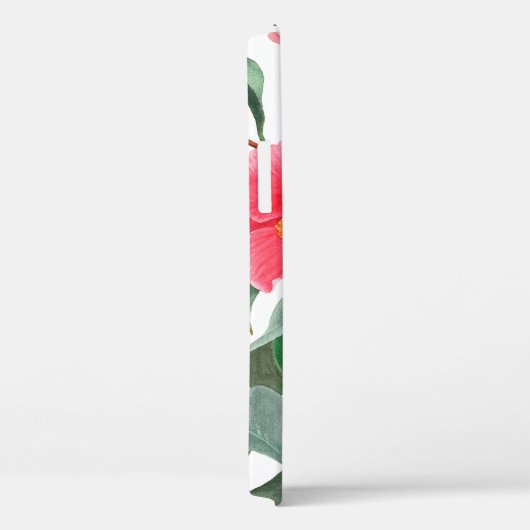 フローラの継ぎ目のない模様、赤い椿の花 Case-Mate iPhoneケース (裏面 / 右)