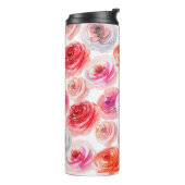 フローラの継ぎ目のない水彩画 タンブラー (回転左)