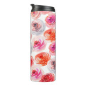 フローラの継ぎ目のない水彩画 タンブラー (回転右)