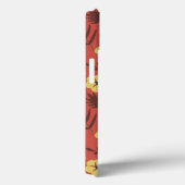 フローラの継ぎ目のない花黄色と赤 Case-Mate iPhoneケース (裏面 / 右)