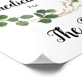 フローラの緑の予測ベビー標識 ポスター (角)