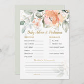 フローラの緑の葉のベビー予測とアドバイス (正面/裏面)