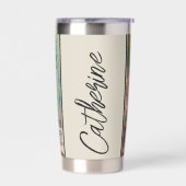 フローラの聖句パーソナライズされた 保温保冷タンブラー (左面)
