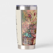 フローラの聖句パーソナライズされた 保温保冷タンブラー (背面)