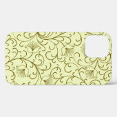 フローラの背景美しいヴィンテージイラストレーション。 Case-Mate iPhoneケース (裏面 (横))