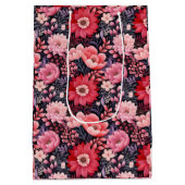 フローラの背景 ミディアムペーパーバッグ (裏面)