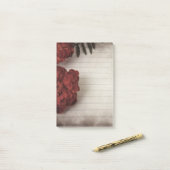 フローラの背景(横線紙) ポストイット (デスク上)