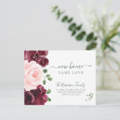 フローラの色モダン移エレガント動 案内ポストカード (スタンド正面)