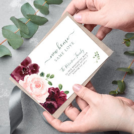 フローラの色モダン移エレガント動 案内状