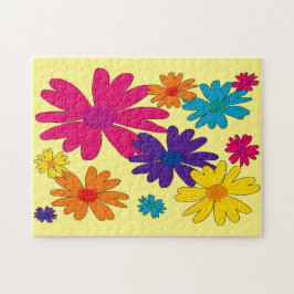 フローラの花のベッド ジグソーパズル