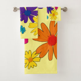 フローラの花のベッド バスタオルセット