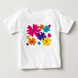 フローラの花のベッド ベビーTシャツ