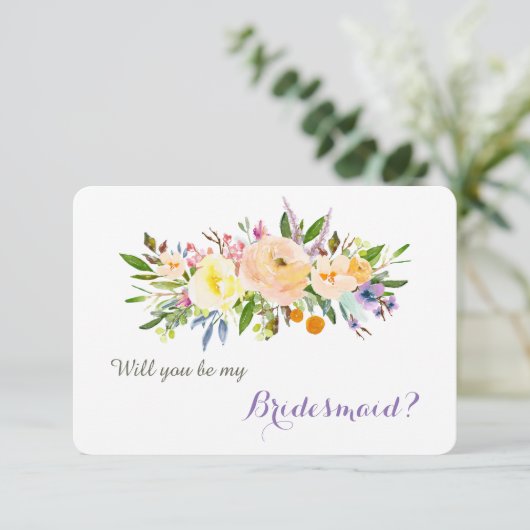 フローラの花束は私の花嫁になる 招待状 (スタンド正面)