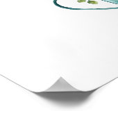 フローラの花束を水やり缶に入れる ポスター (角)