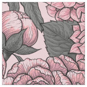 フローラの花束 ファブリック (クローズアップ)