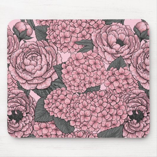 フローラの花束 マウスパッド (正面)