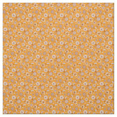 フローラの花模様（オレンジ色） ファブリック (見本)