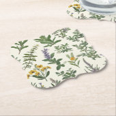 フローラの花 ペーパーコースター (アングル)