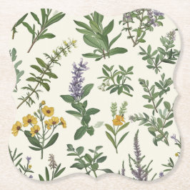 フローラの花 ペーパーコースター
