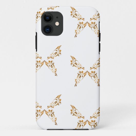 フローラの華やかな蝶 Case-Mate iPhoneケース (裏面)