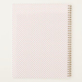 フローラの葉のスクモダンリミニマルプト プランナー手帳 (裏面)