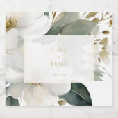 フローラの葉の水の結婚色 ビールラベル (シングルラベル)