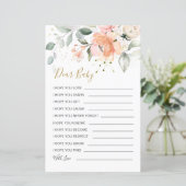 フローラの葉の願いベビーゲーム紙シート (スタンド正面)