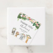 フローラの葉サファリベイビーシャワー フェイバータグ (インサイチュ)