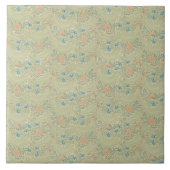 フローラの葉ヴィンテージウィリアムモリスラークスパー タイル (正面)