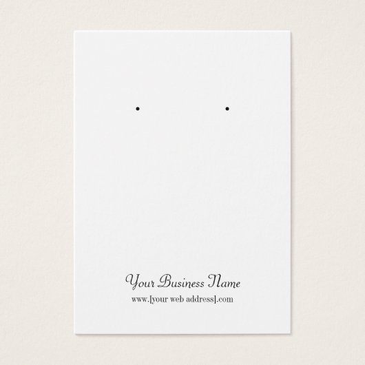 フローラの葉葉カスタムのイヤリングカード (正面)