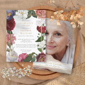 フローラの葬儀お祝いの写真 案内ポストカード