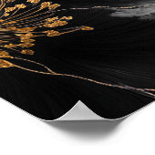 フローラの葬儀お祝いの生命写真サイン ポスター (角)