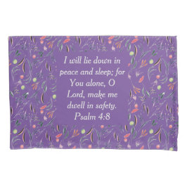 フローラの薄紫平和スリープの安全性 |クリスチャン 枕カバー