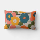 フローラの装飾的なアクセントモダン枕ミニマル ランバークッション (裏面)