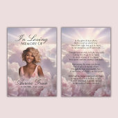 フローラの記憶 – FLR001メモリアルカードと詩 招待状