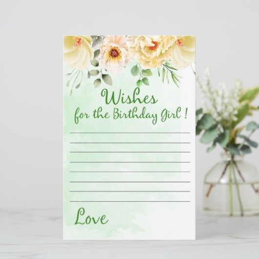 フローラの誕生日の女の子を願う (スタンド正面)