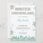 フローラの誕生日(女の子) 招待状 (正面)