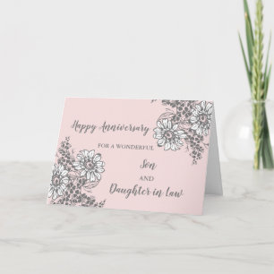 フローラの誕生結婚記念日 カード
