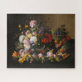 フローラの豊富さ:セベリン・ローゼンの静物生活 ジグソーパズル (横)