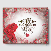 フローラの赤いフレ結婚ーム ゲストブック (裏面)