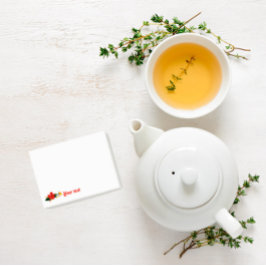 フローラの赤いポップスの名前 ポストイット