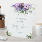 フローラの赤ちゃんシャワー歓迎 台座サイン (インサイチュ)